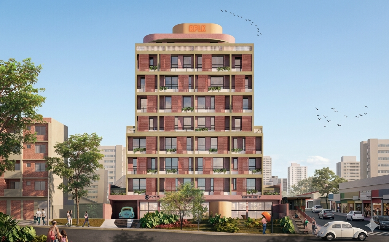 Stúdio Garden à venda no Água Verde com lazer completo