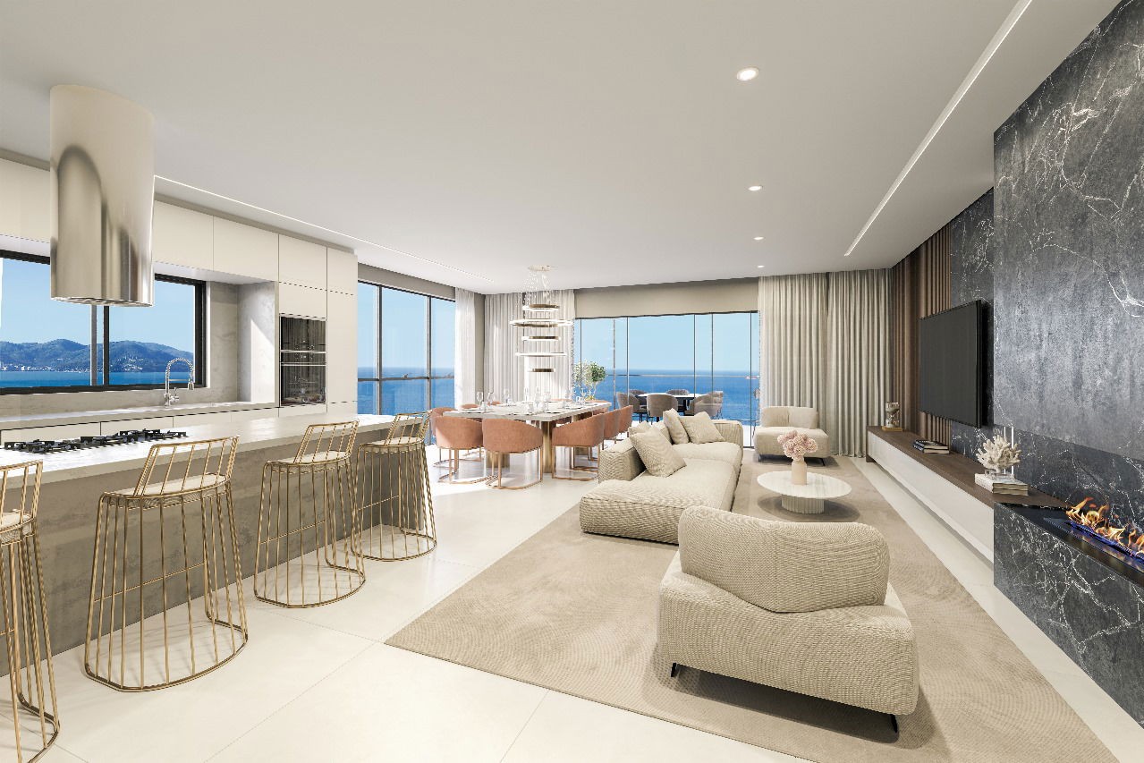 Apartamento para Venda em Itapema, meia praia, 4 dormitórios, 5 banheiros, 3 vagas