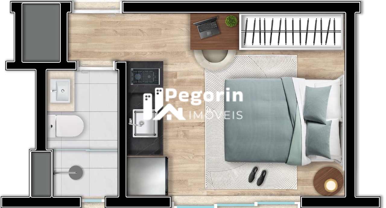 Apartamento, 1 quarto, 26 m² - Foto 10