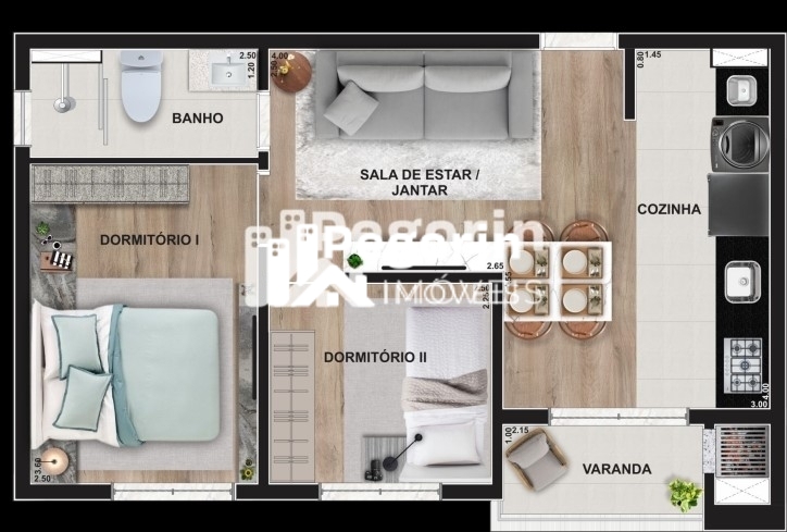 Apartamento, 2 quartos, 58 m² - Foto 6
