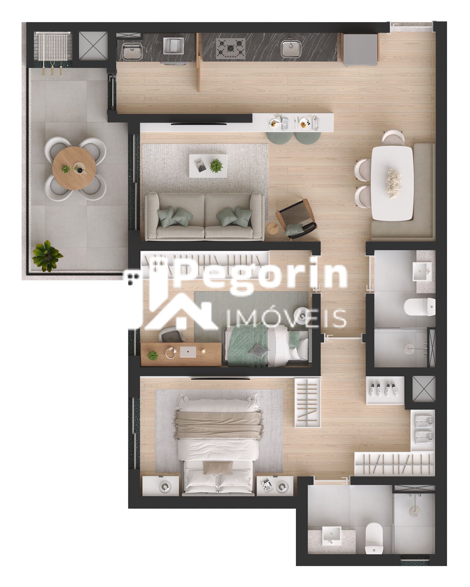 Apartamento, 3 quartos, 101 m² - Foto 42