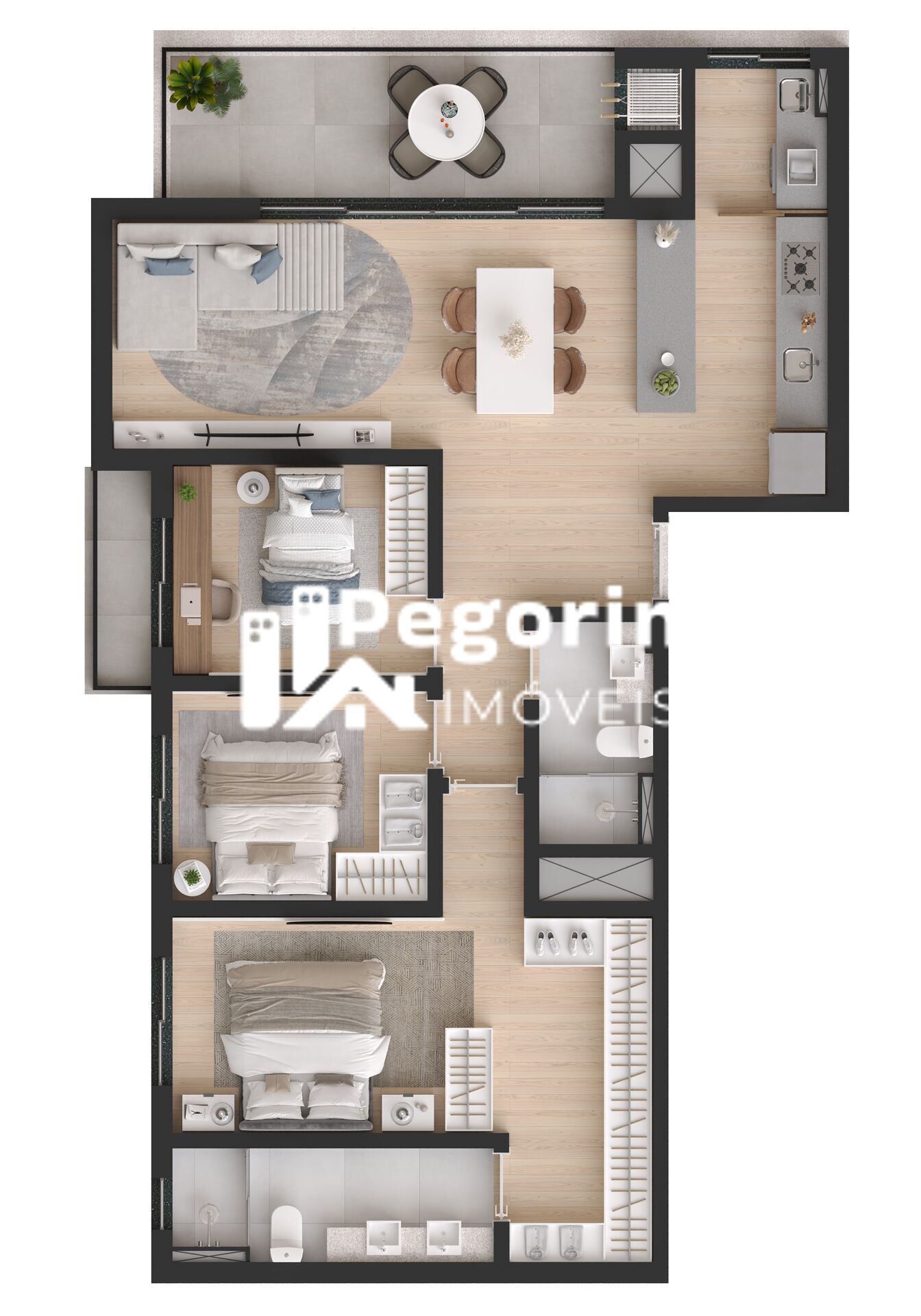 Apartamento, 3 quartos, 101 m² - Foto 44