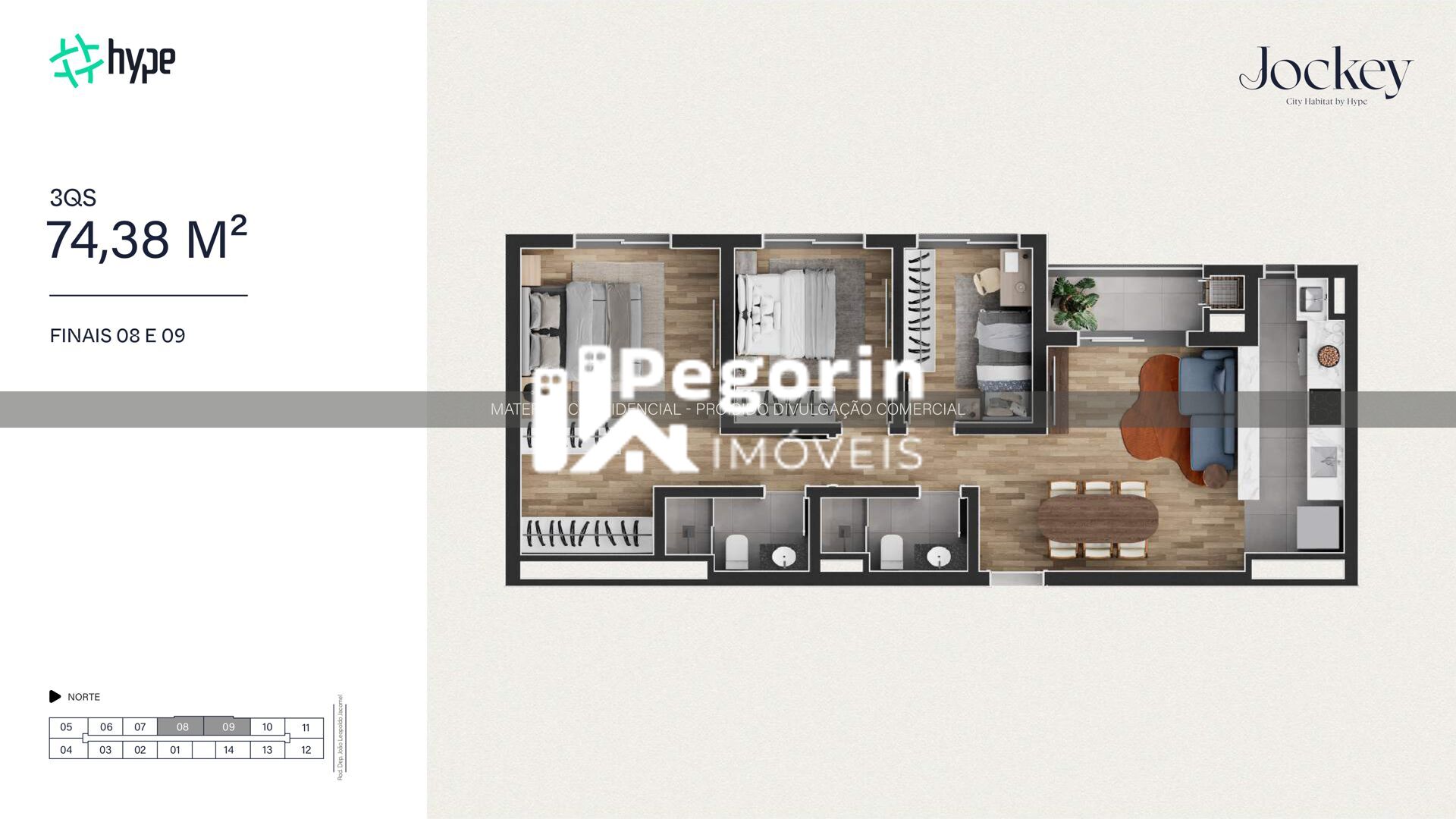 Apartamento, 3 quartos, 66 m² - Foto 45