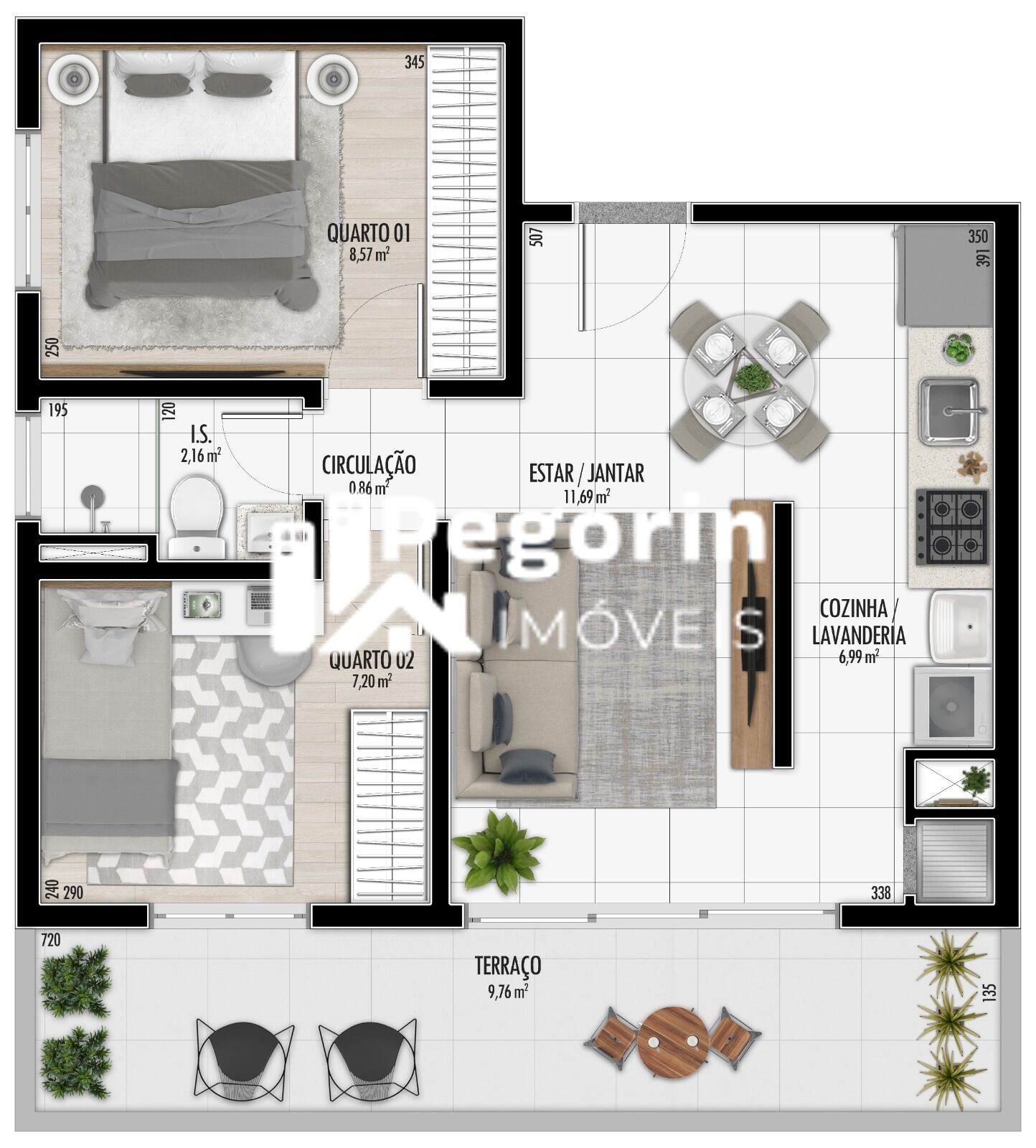Apartamento, 2 quartos, 48 m² - Foto 17