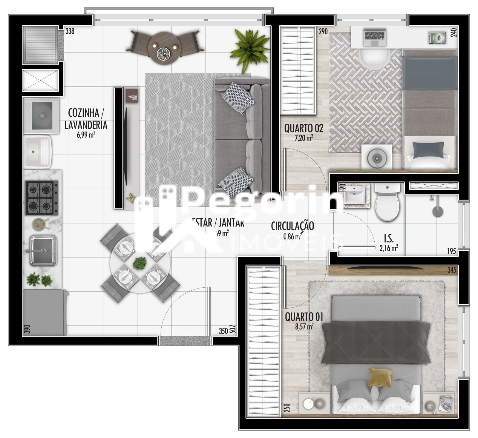 Apartamento, 2 quartos, 48 m² - Foto 18