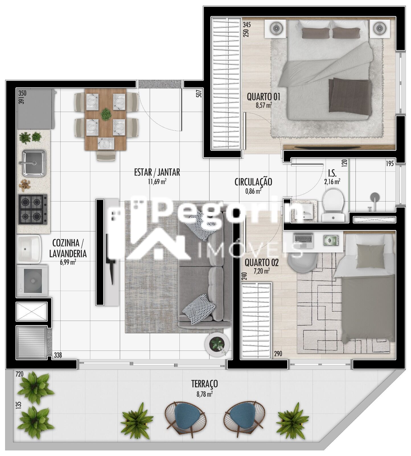 Apartamento, 2 quartos, 48 m² - Foto 19
