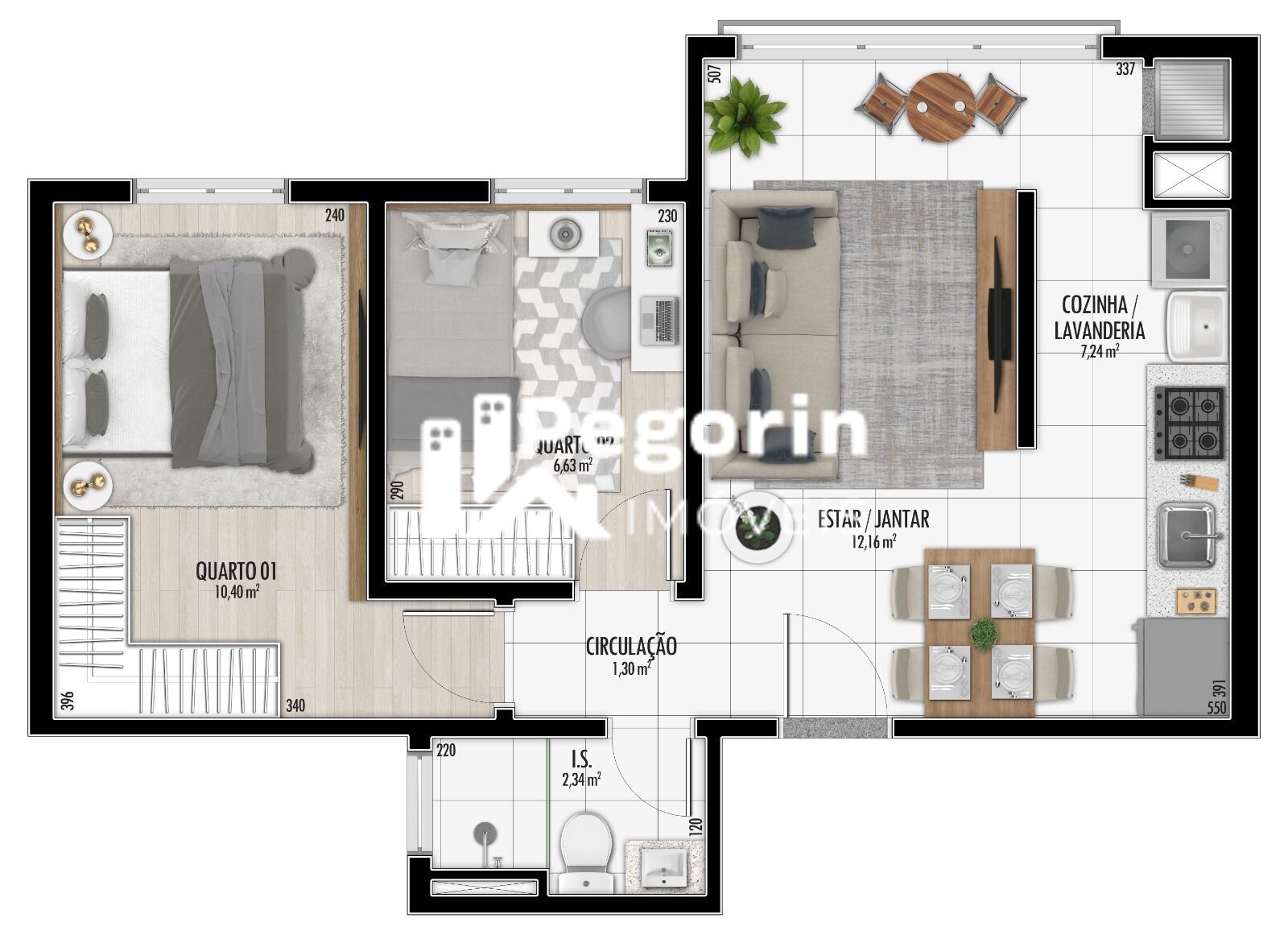 Apartamento, 2 quartos, 48 m² - Foto 20