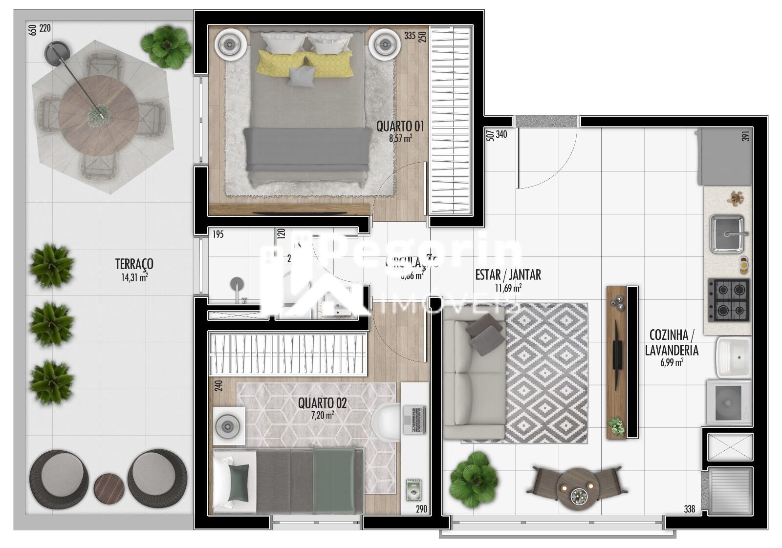 Apartamento, 2 quartos, 48 m² - Foto 22