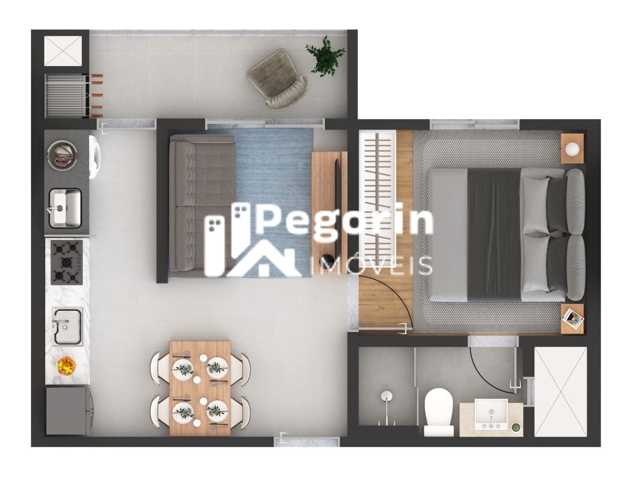 Apartamento, 2 quartos, 51 m² - Foto 33