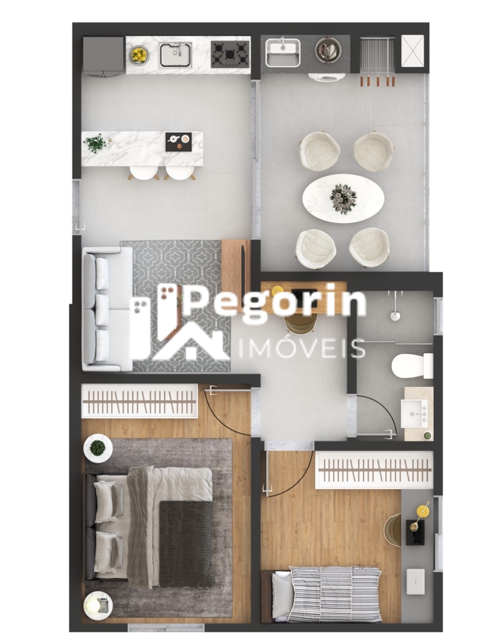 Apartamento, 2 quartos, 51 m² - Foto 38