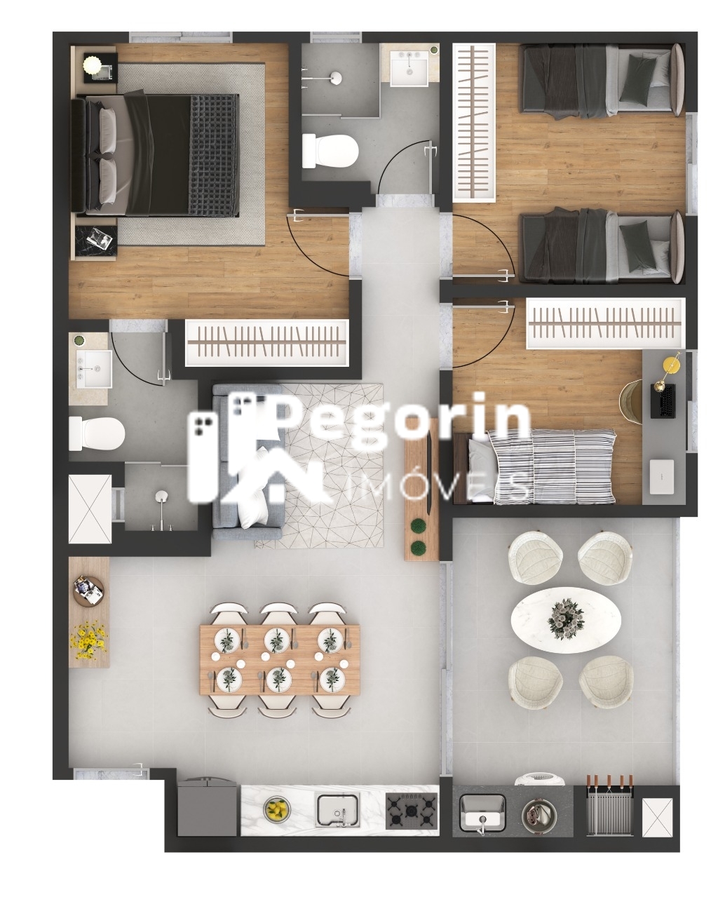 Apartamento, 2 quartos, 51 m² - Foto 41
