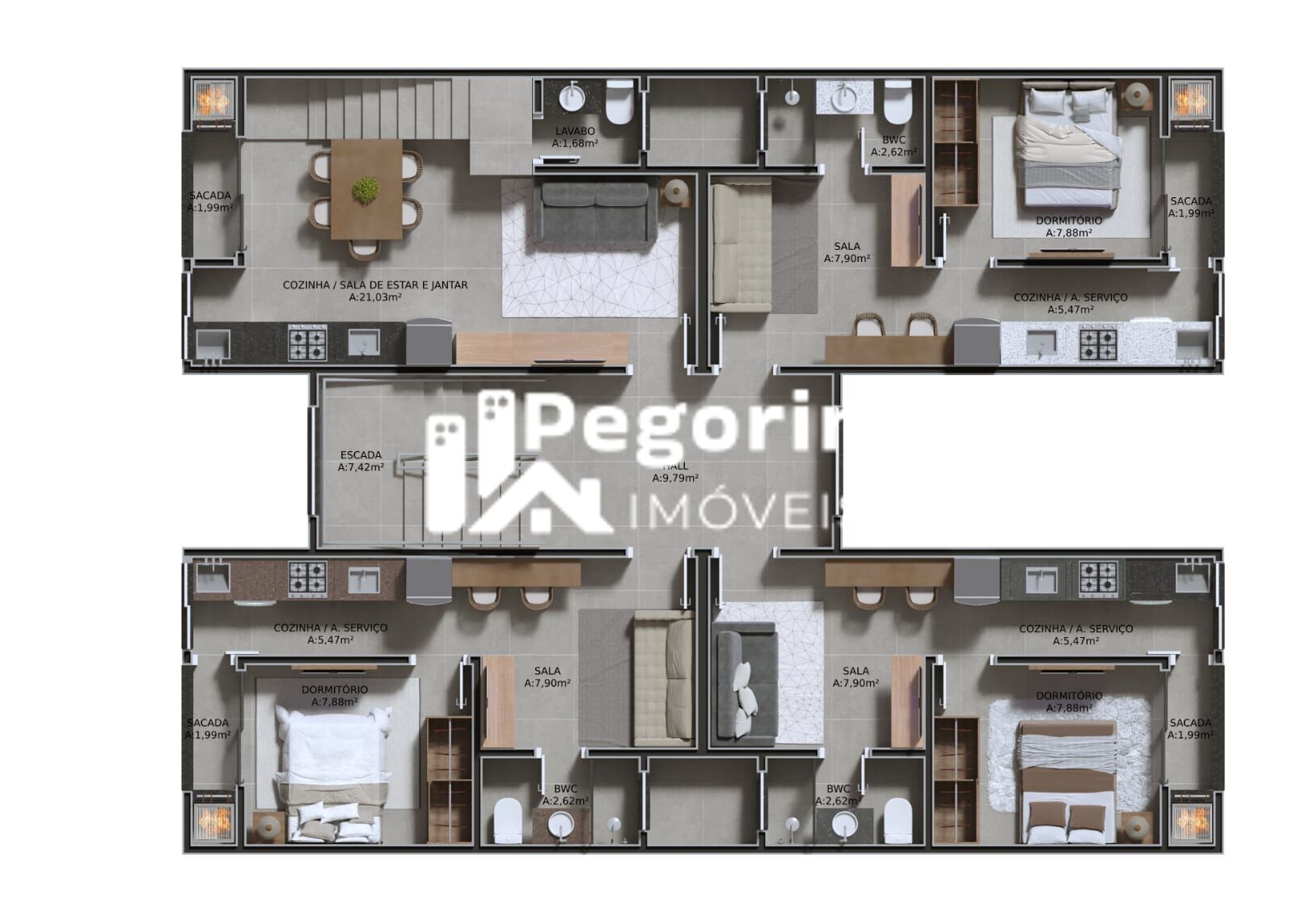Apartamento, 1 quarto, 30 m² - Foto 9