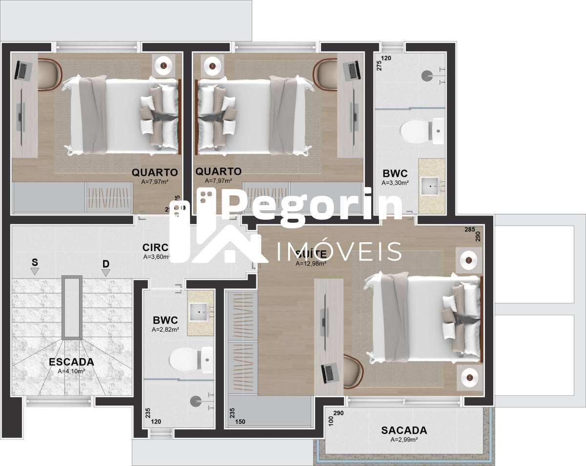 Sobrado, 3 quartos, 120 m² - Foto 11