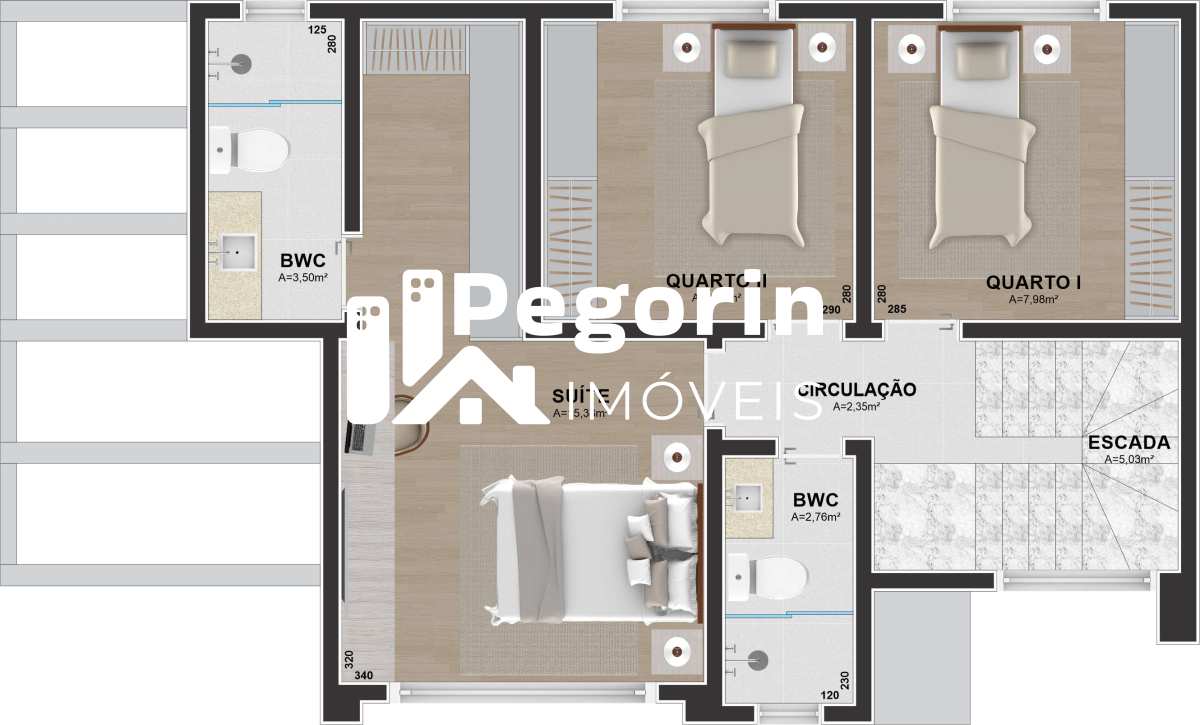 Sobrado, 3 quartos, 119 m² - Foto 9