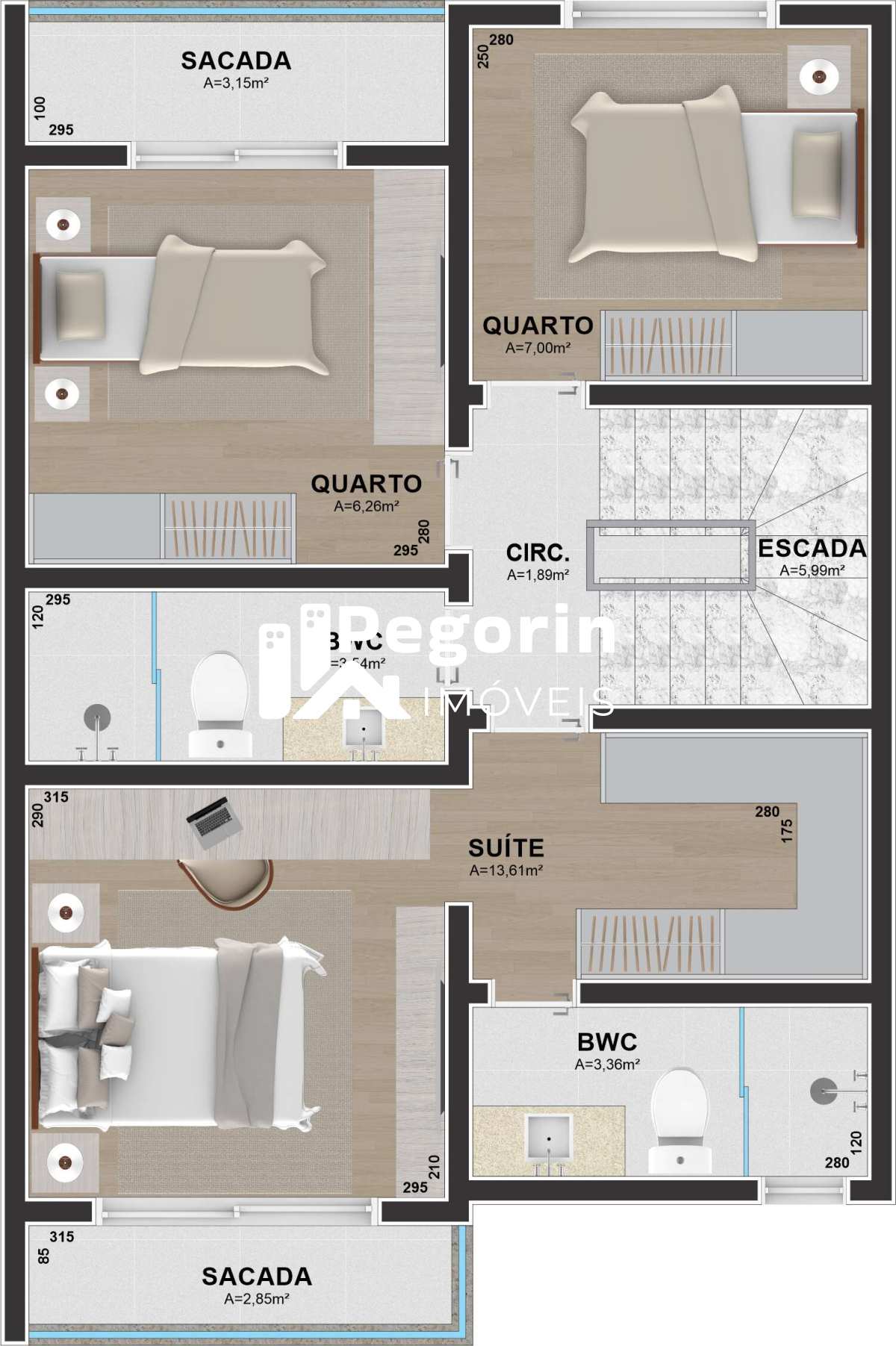 Sobrado, 3 quartos, 119 m² - Foto 12