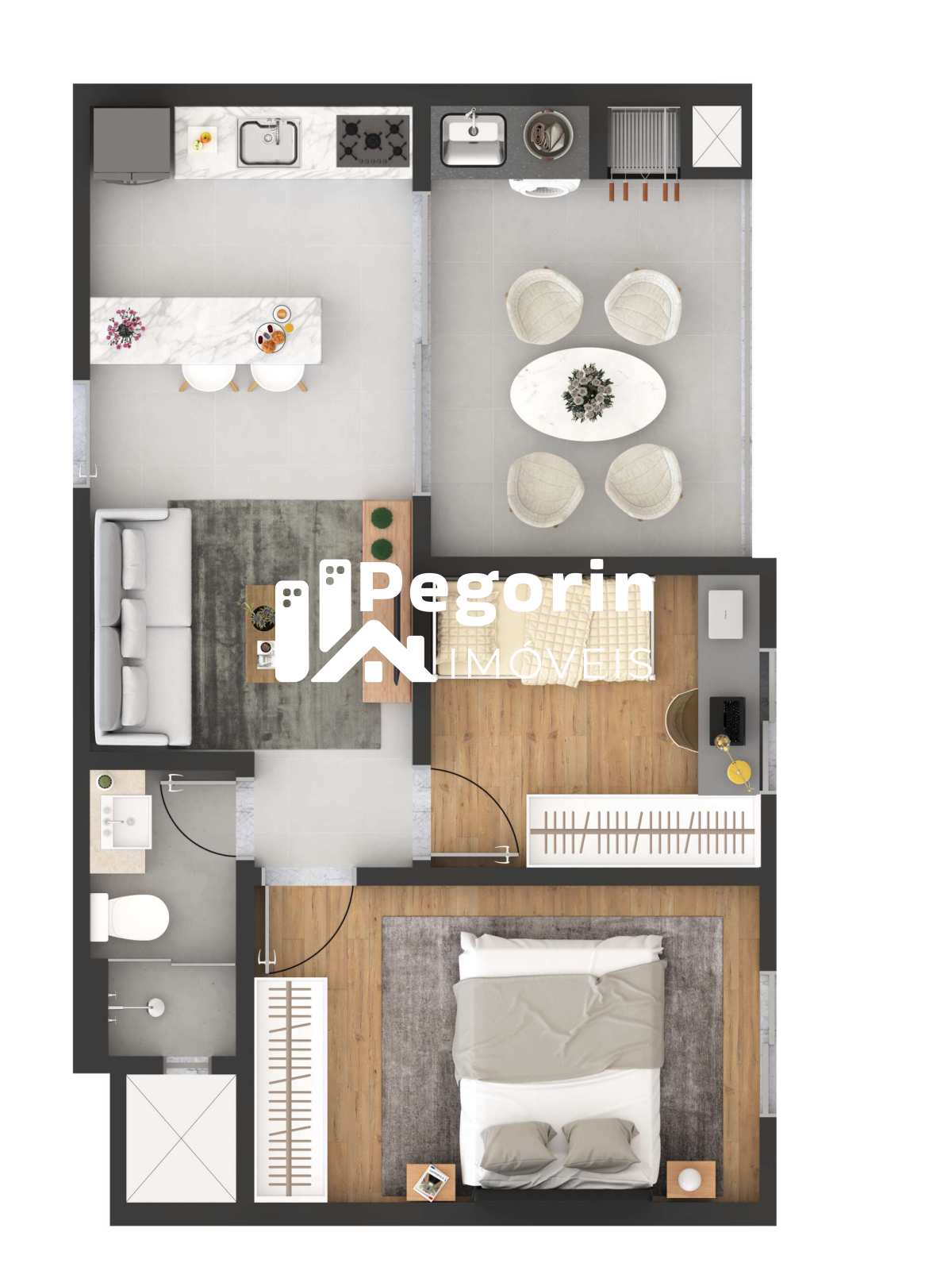 Apartamento, 3 quartos, 58 m² - Foto 23