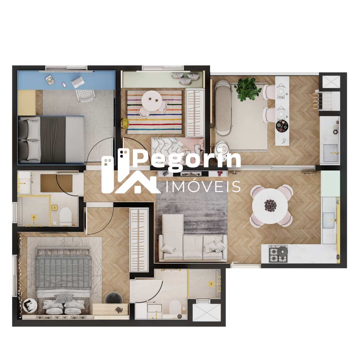 Apartamento, 3 quartos, 58 m² - Foto 30