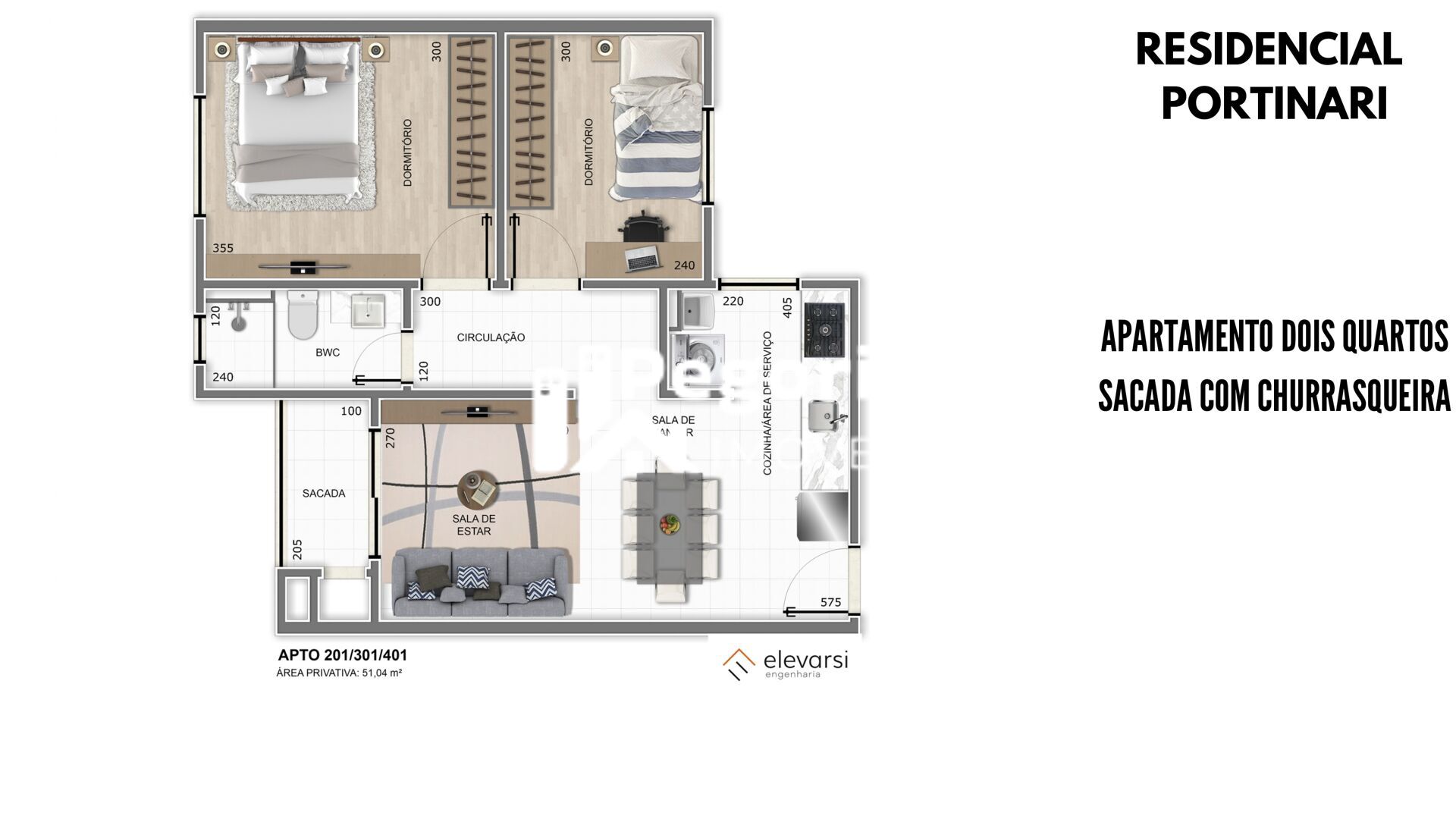 Apartamento, 3 quartos, 48 m² - Foto 7