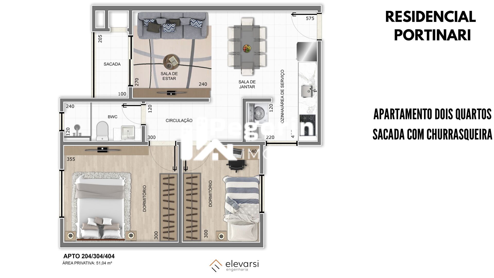 Apartamento, 3 quartos, 48 m² - Foto 8