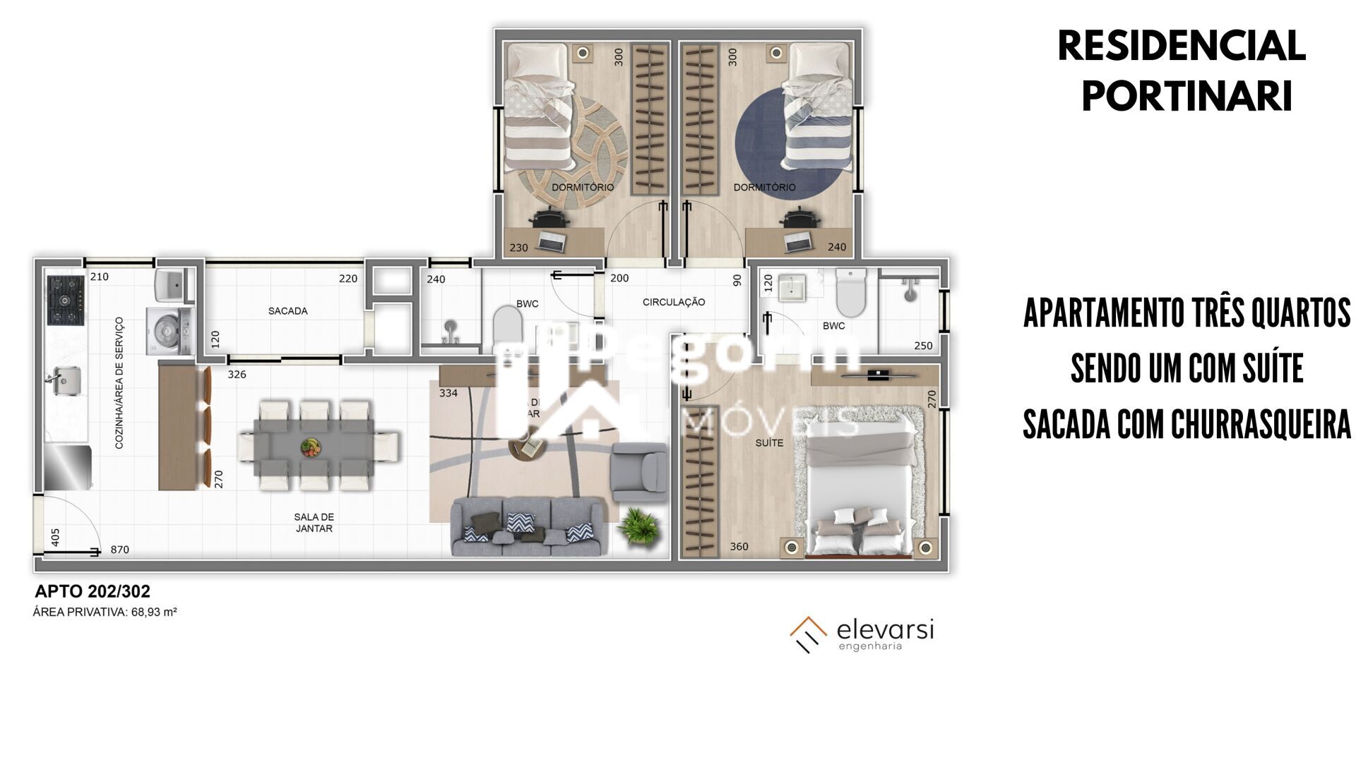 Apartamento, 3 quartos, 48 m² - Foto 9