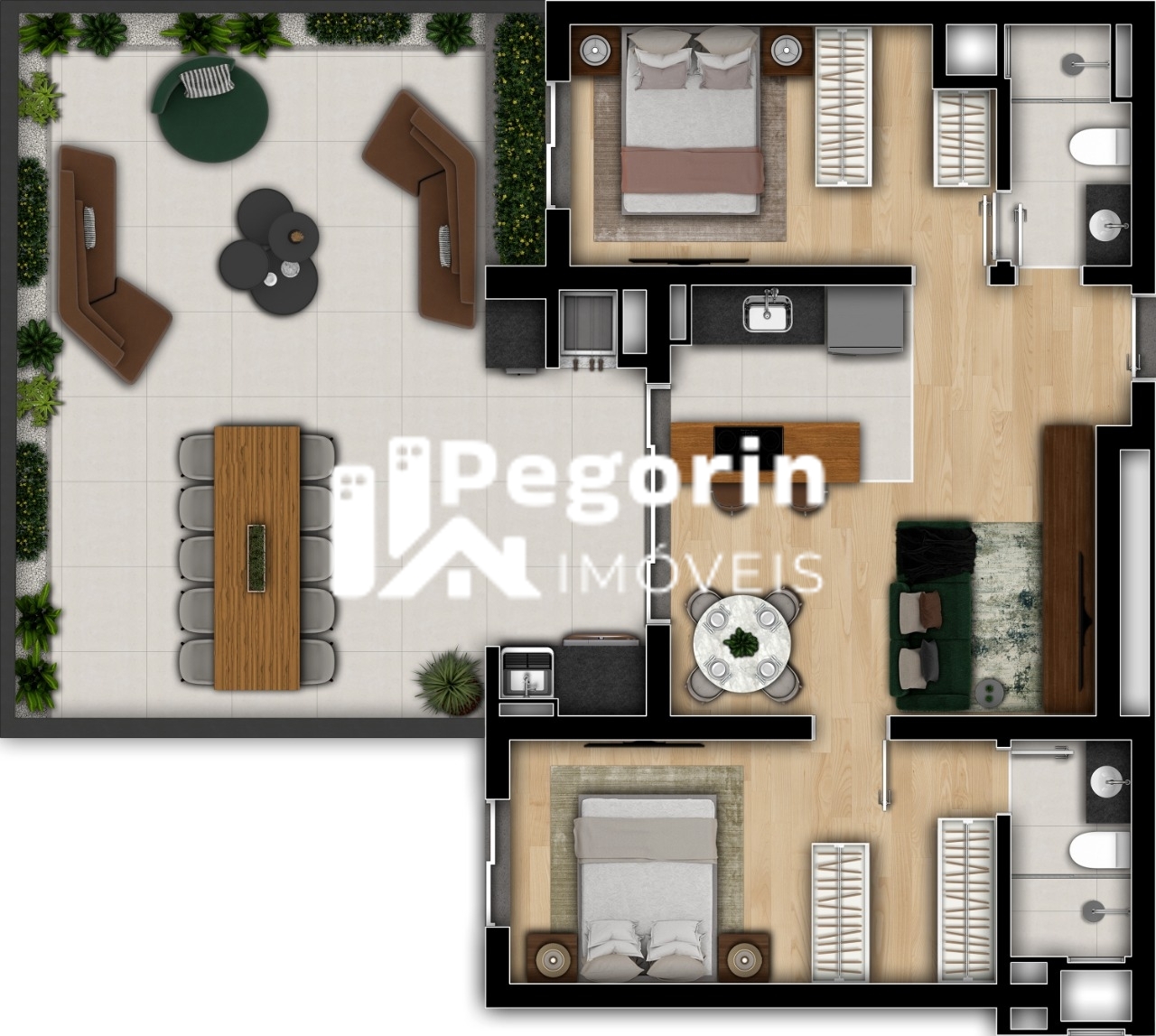 Apartamento, 3 quartos, 62 m² - Foto 27