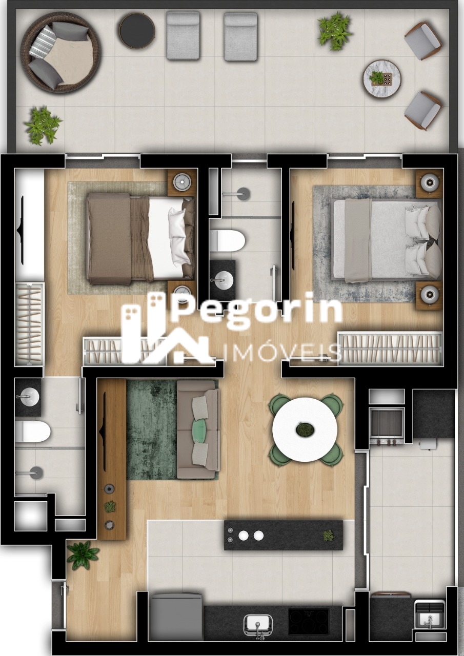 Apartamento, 3 quartos, 62 m² - Foto 29