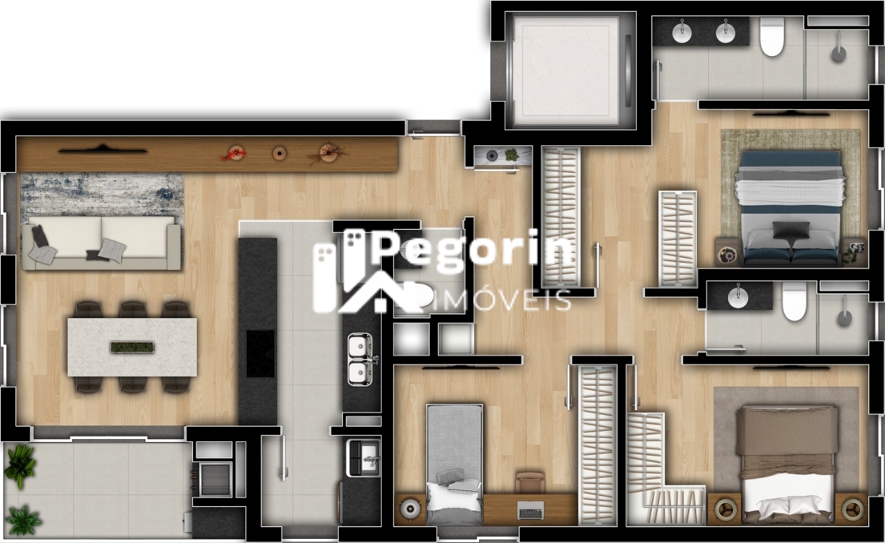 Apartamento, 3 quartos, 62 m² - Foto 30