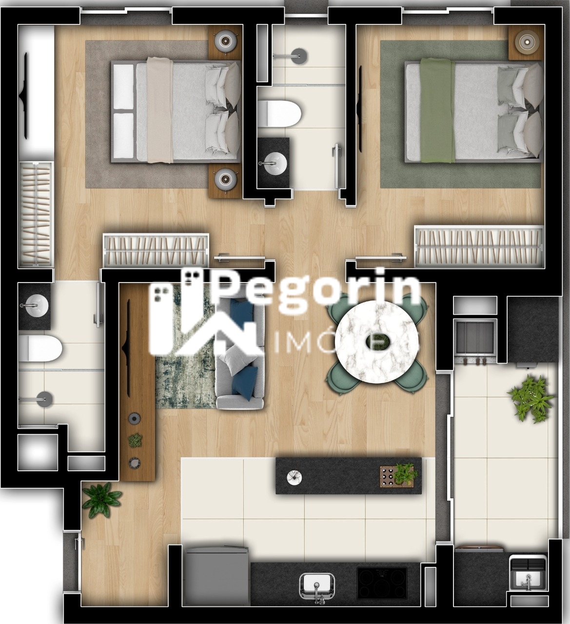 Apartamento, 3 quartos, 62 m² - Foto 34