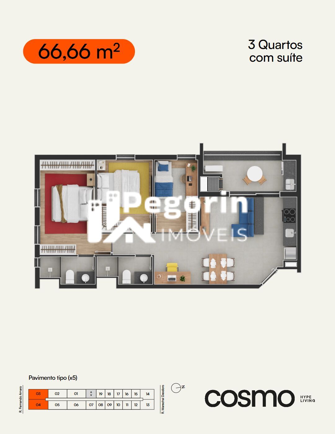 Apartamento, 2 quartos, 56 m² - Foto 9