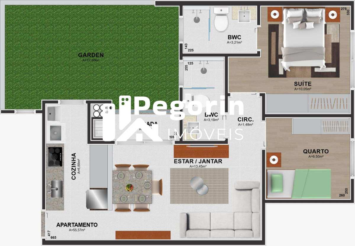 Apartamento, 2 quartos, 56 m² - Foto 25