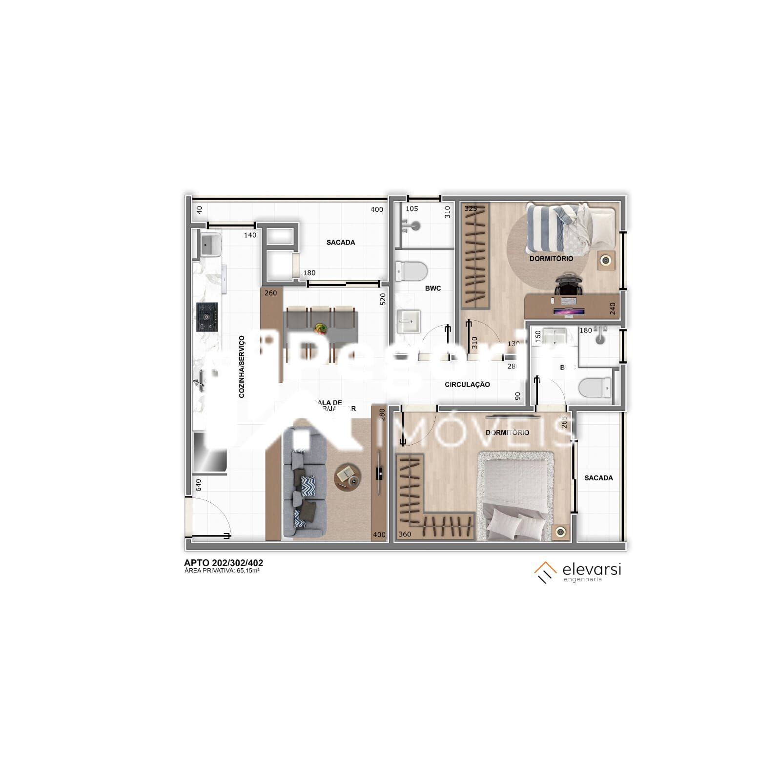 Apartamento, 3 quartos, 73 m² - Foto 7
