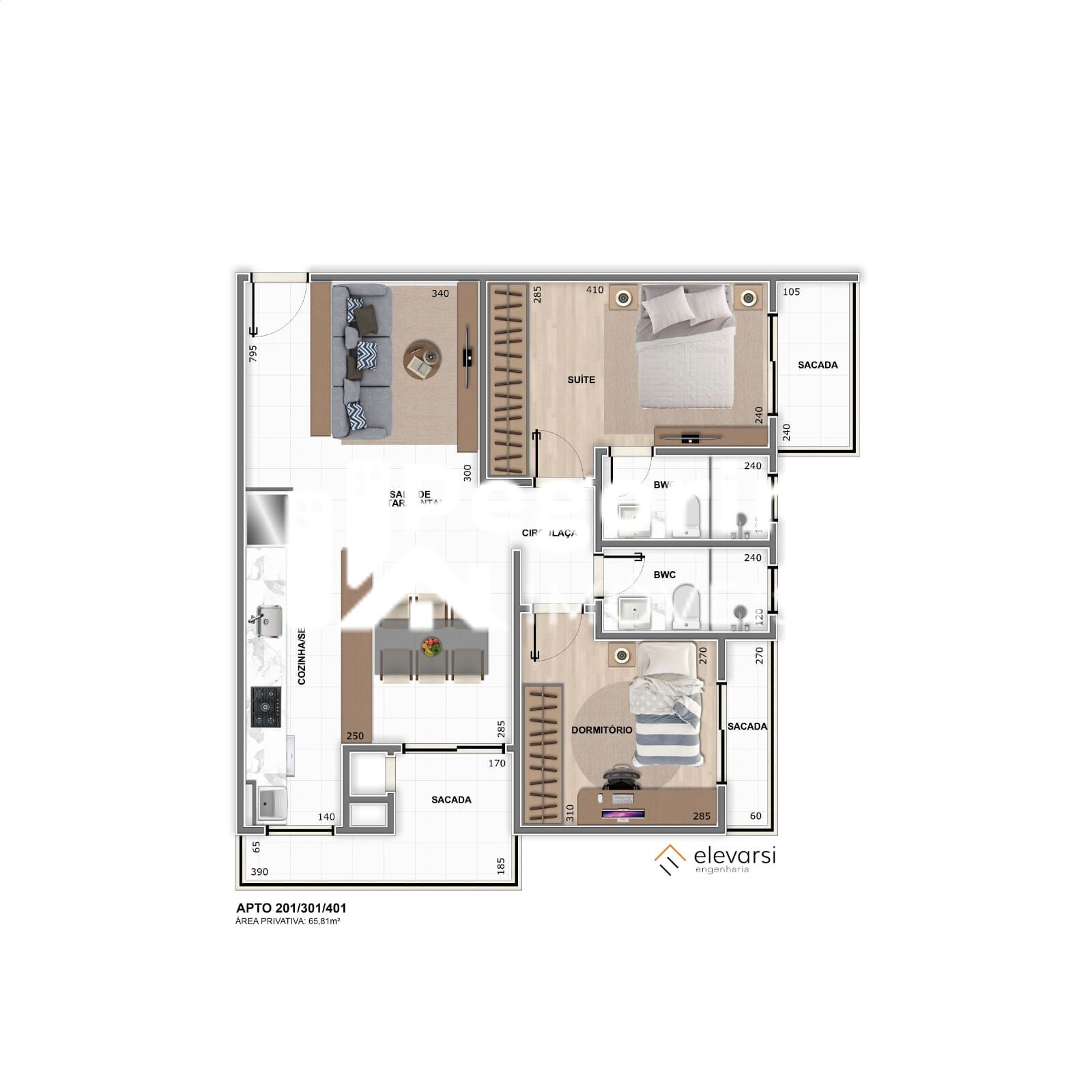 Apartamento, 3 quartos, 73 m² - Foto 8