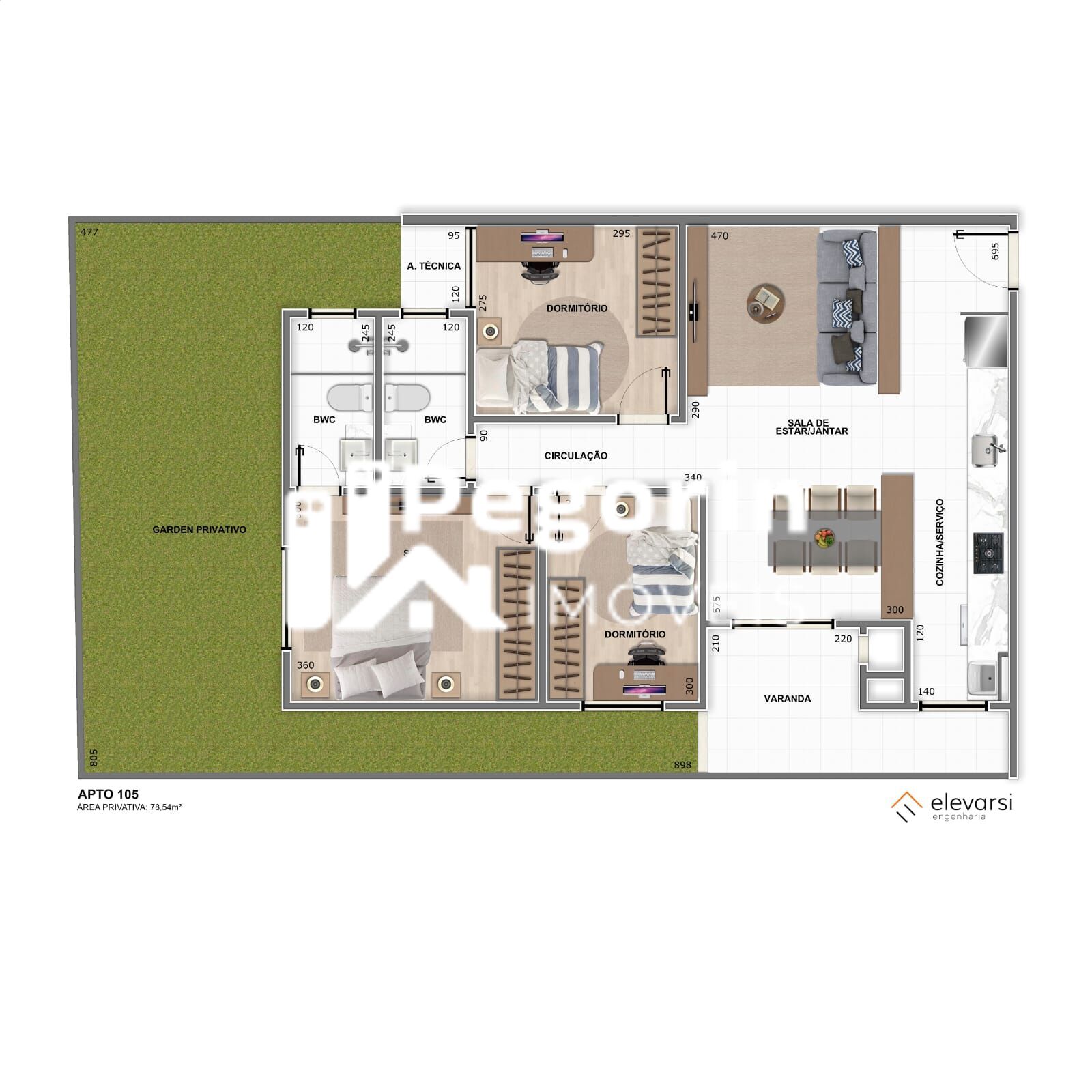 Apartamento, 3 quartos, 73 m² - Foto 10