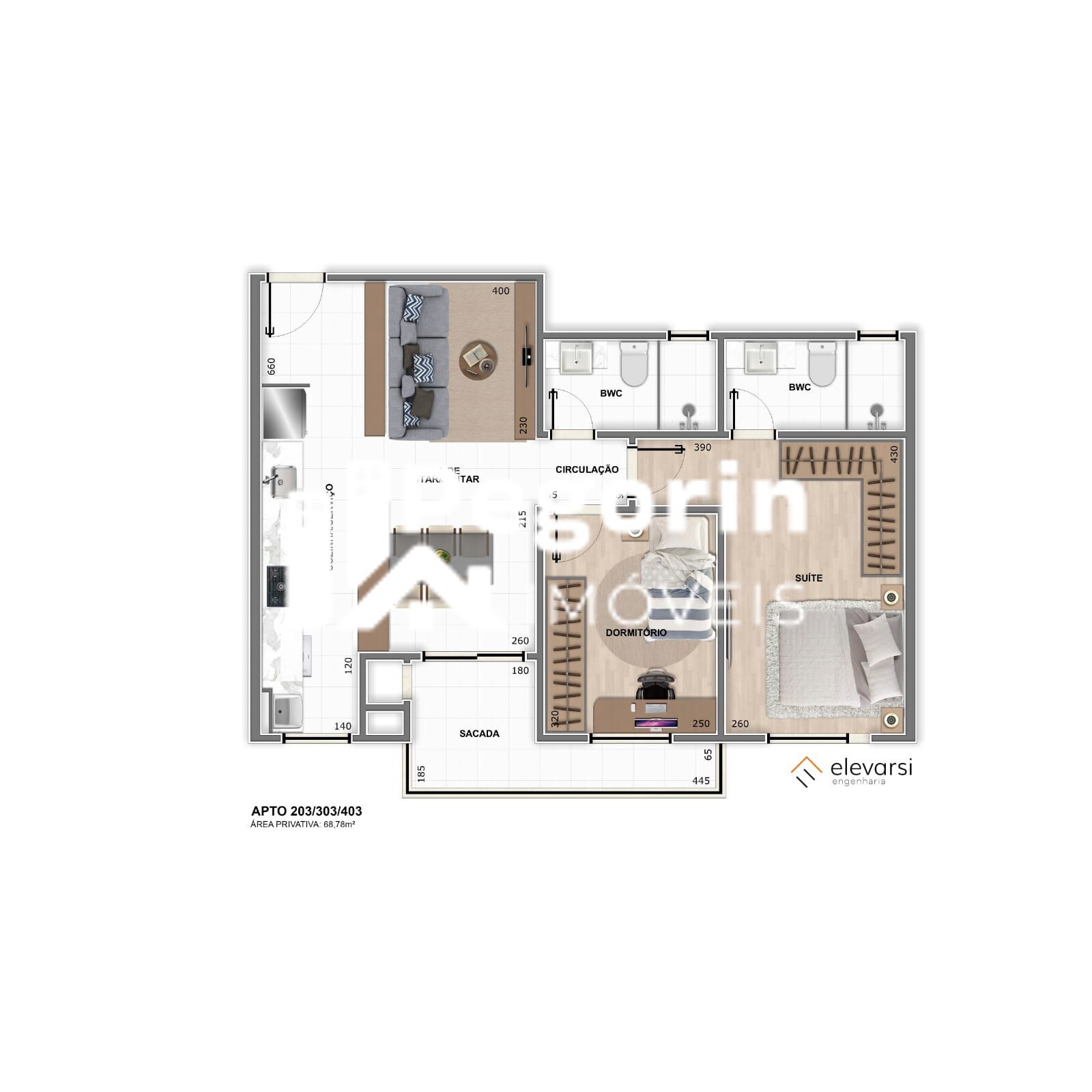 Apartamento, 3 quartos, 73 m² - Foto 11