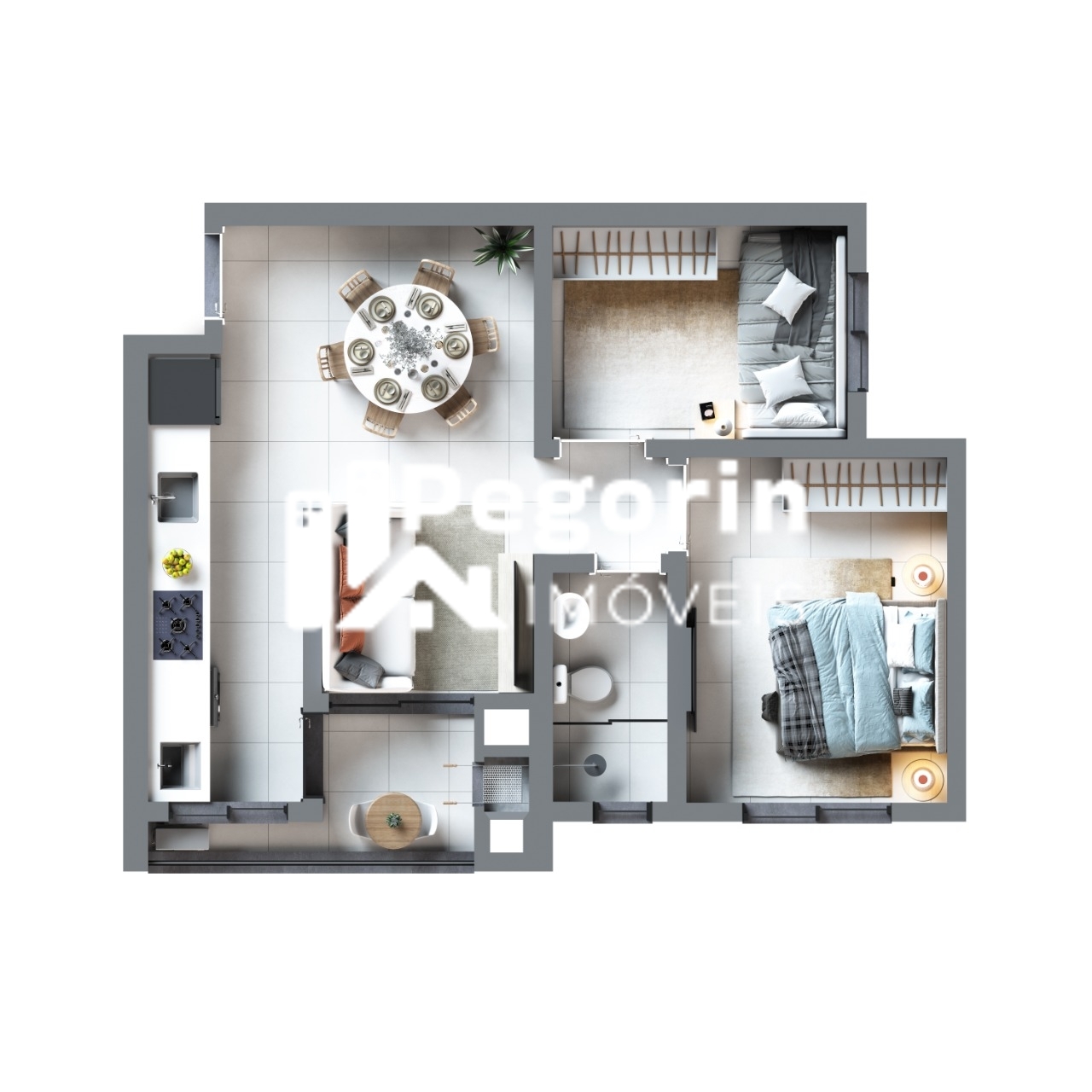 Apartamento, 2 quartos, 56 m² - Foto 22