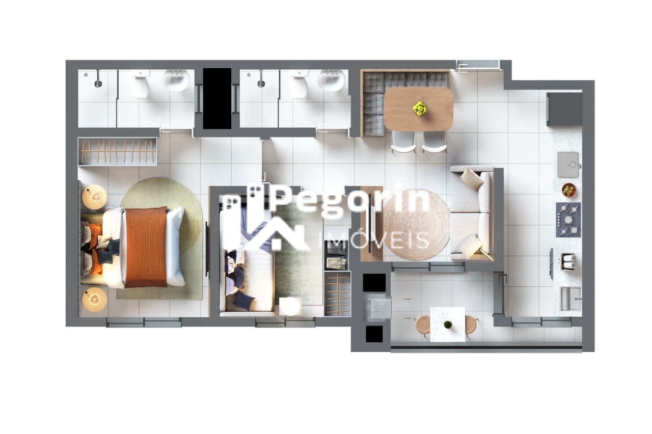 Apartamento, 2 quartos, 56 m² - Foto 23