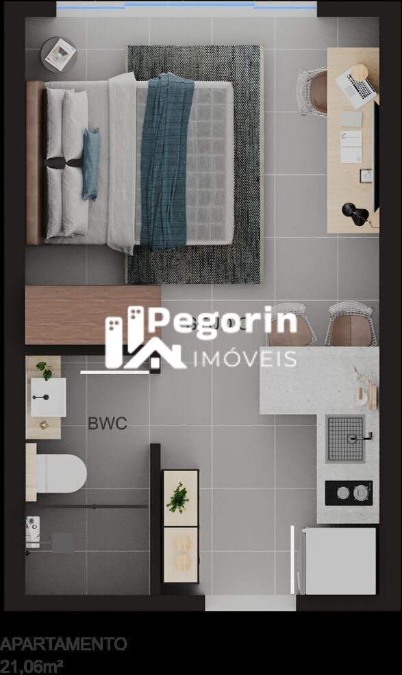 Apartamento, 2 quartos, 35 m² - Foto 38
