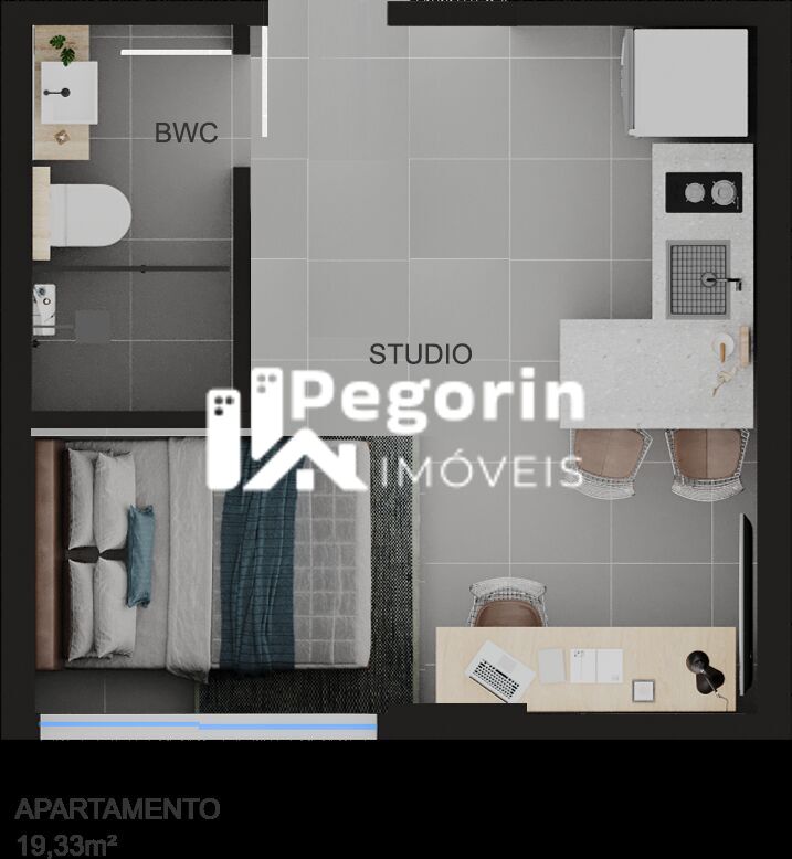 Apartamento, 2 quartos, 35 m² - Foto 43
