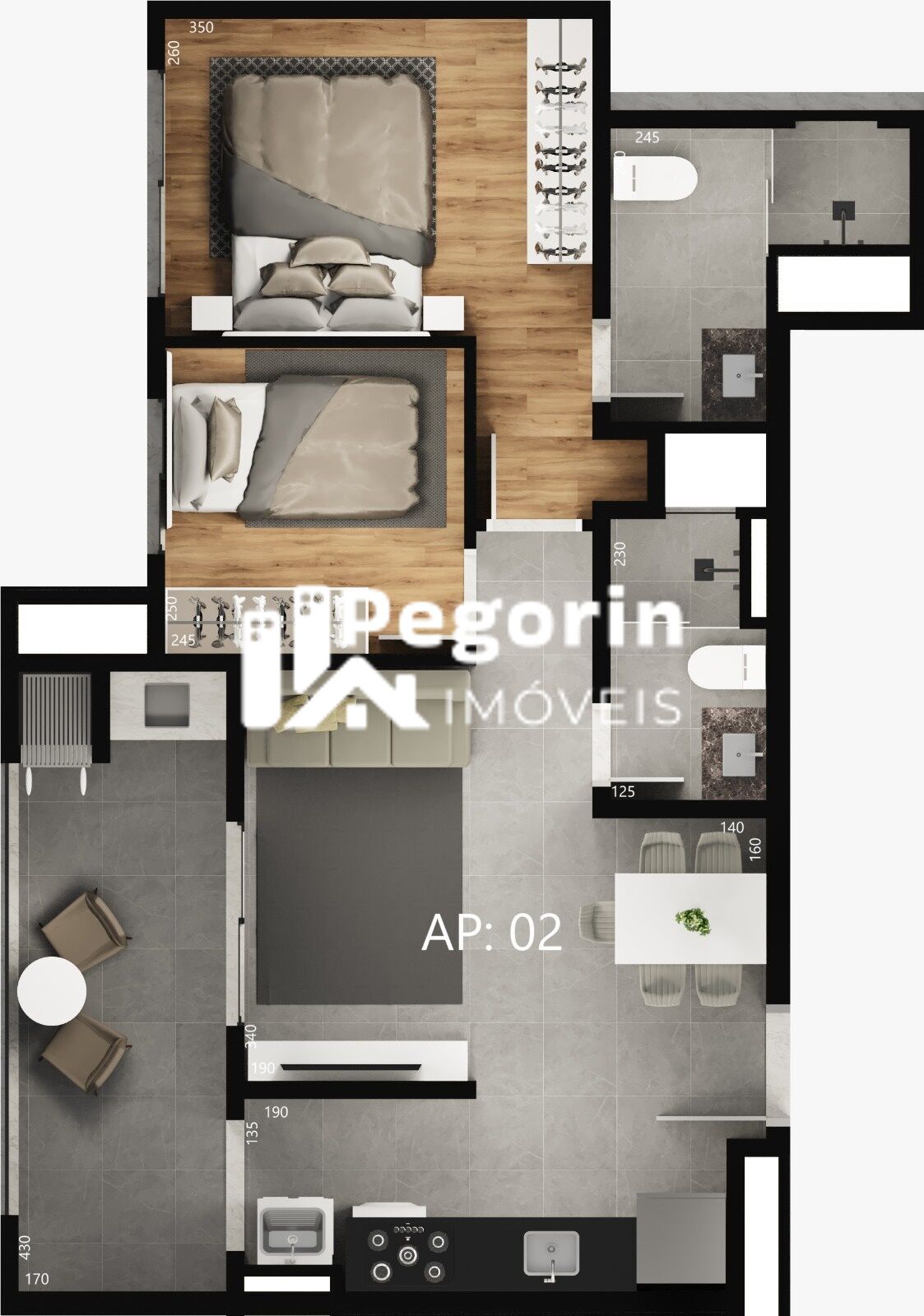 Apartamento, 2 quartos, 59 m² - Foto 16
