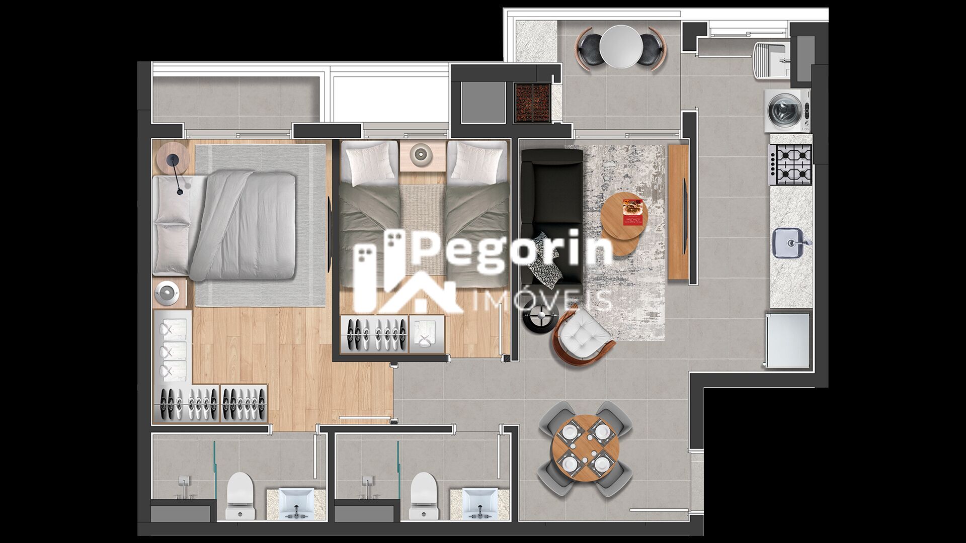 Apartamento, 2 quartos, 61 m² - Foto 33