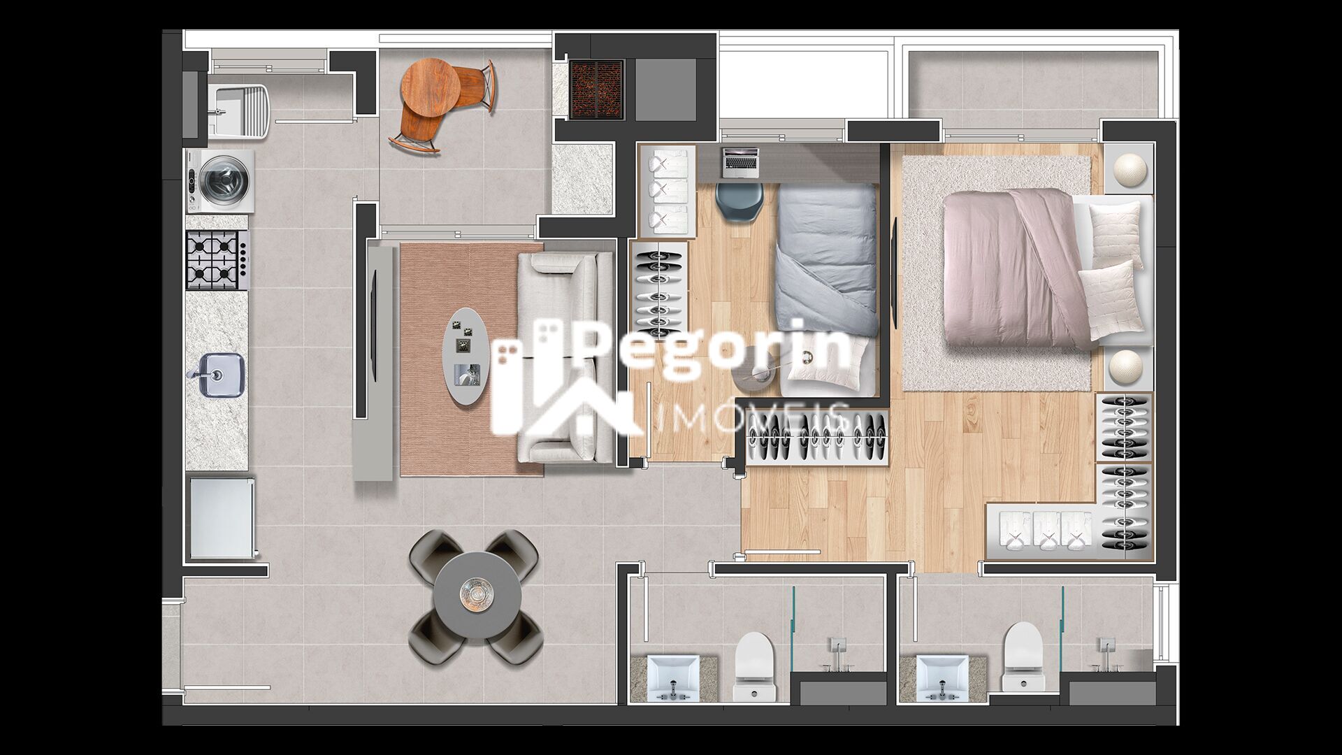 Apartamento, 2 quartos, 61 m² - Foto 34