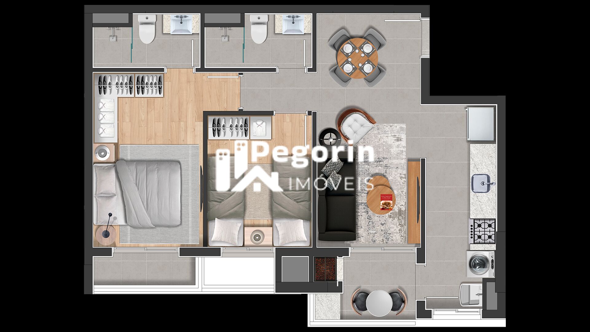 Apartamento, 2 quartos, 61 m² - Foto 36