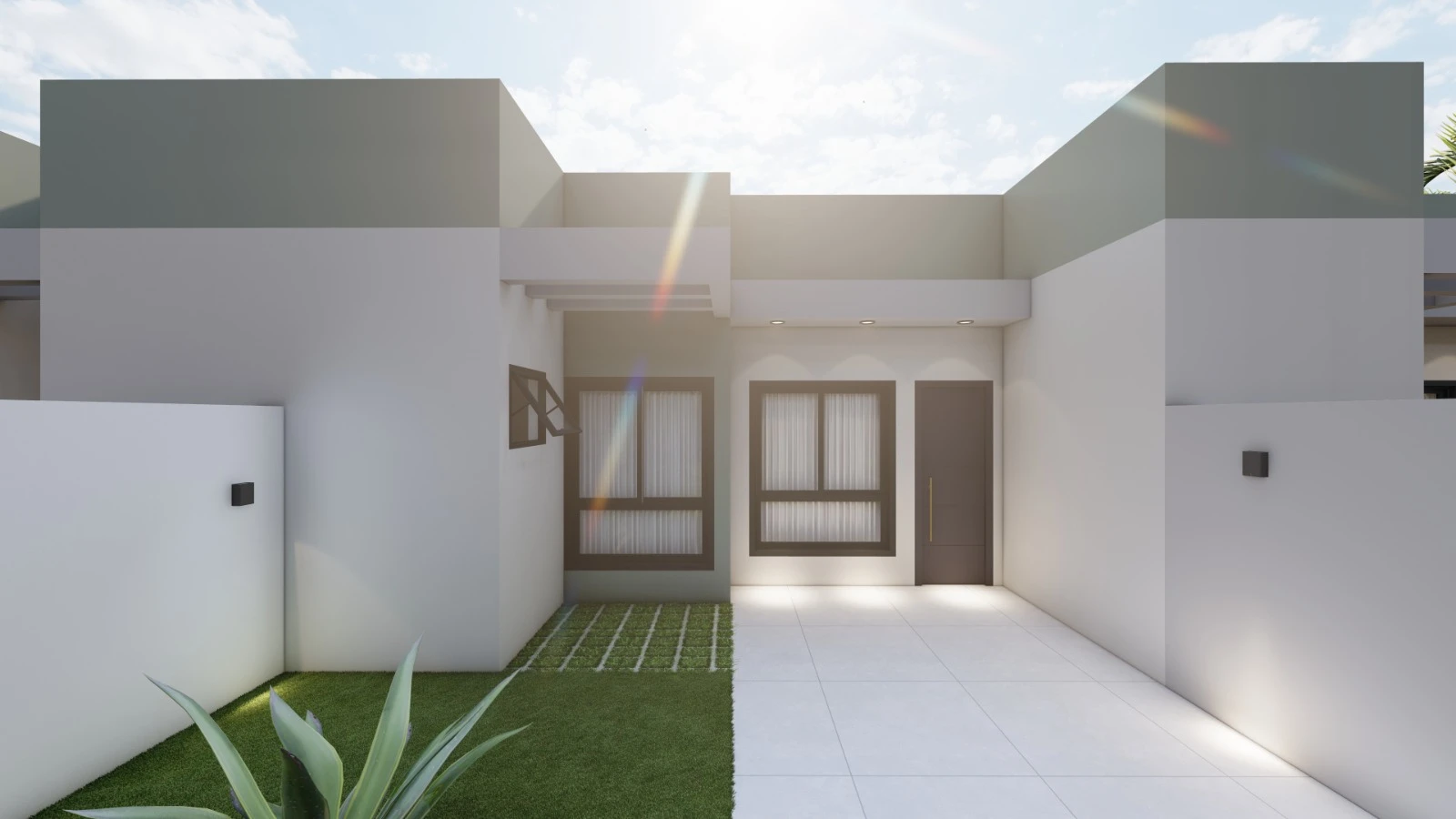 CASA DE 2 QUARTOS COM 2 BANHEIROS