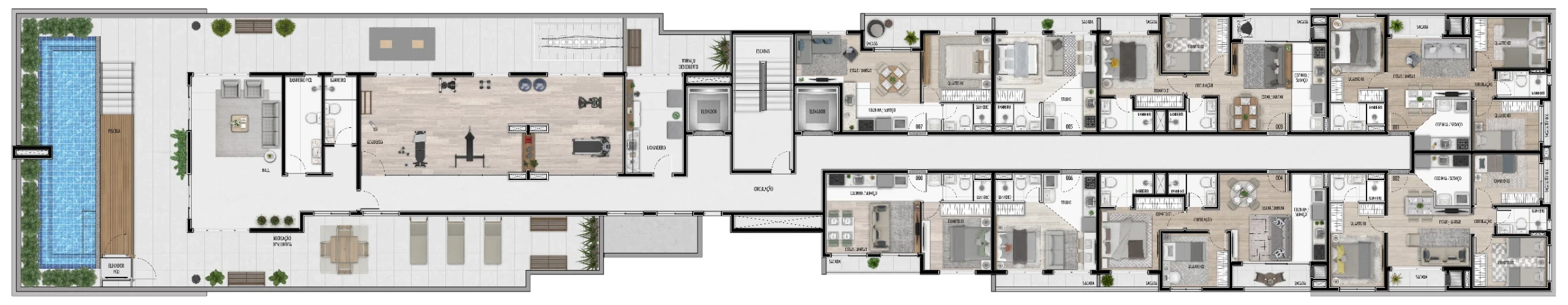 Apartamento, 3 quartos, 58 m² - Foto 22