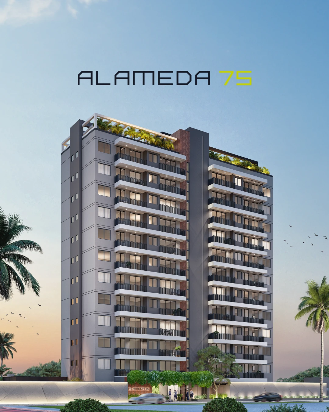 Lançamento na planta | condomínio Alameda 75 no São João Bosco