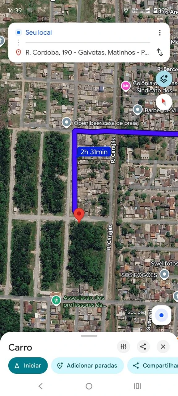 Terreno Parcelado Balneário Gaivotas - Matinhos