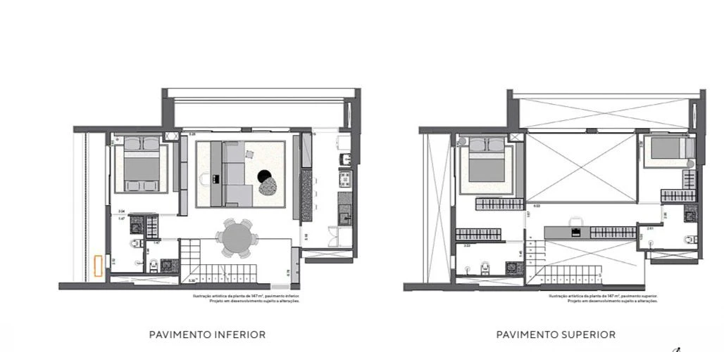 Excelente Apartamento Duplex com Vista Permanente