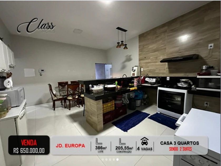CASA TÉRREA JARDIM EUROPA GO
