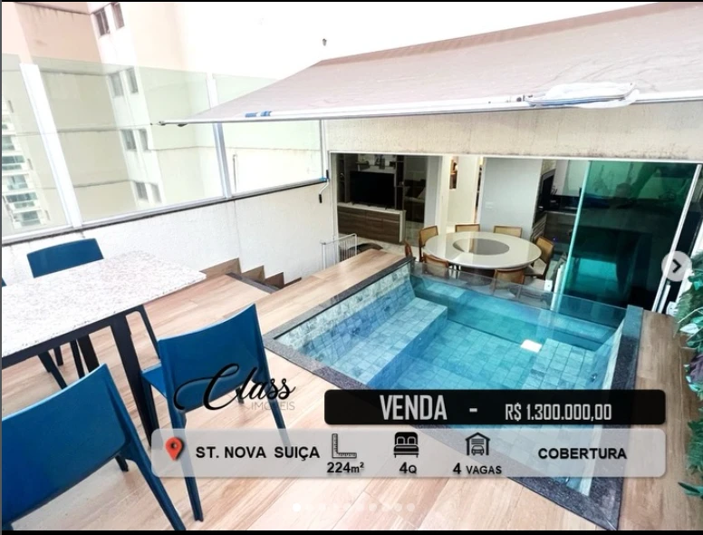 COBERTURA À VENDA 