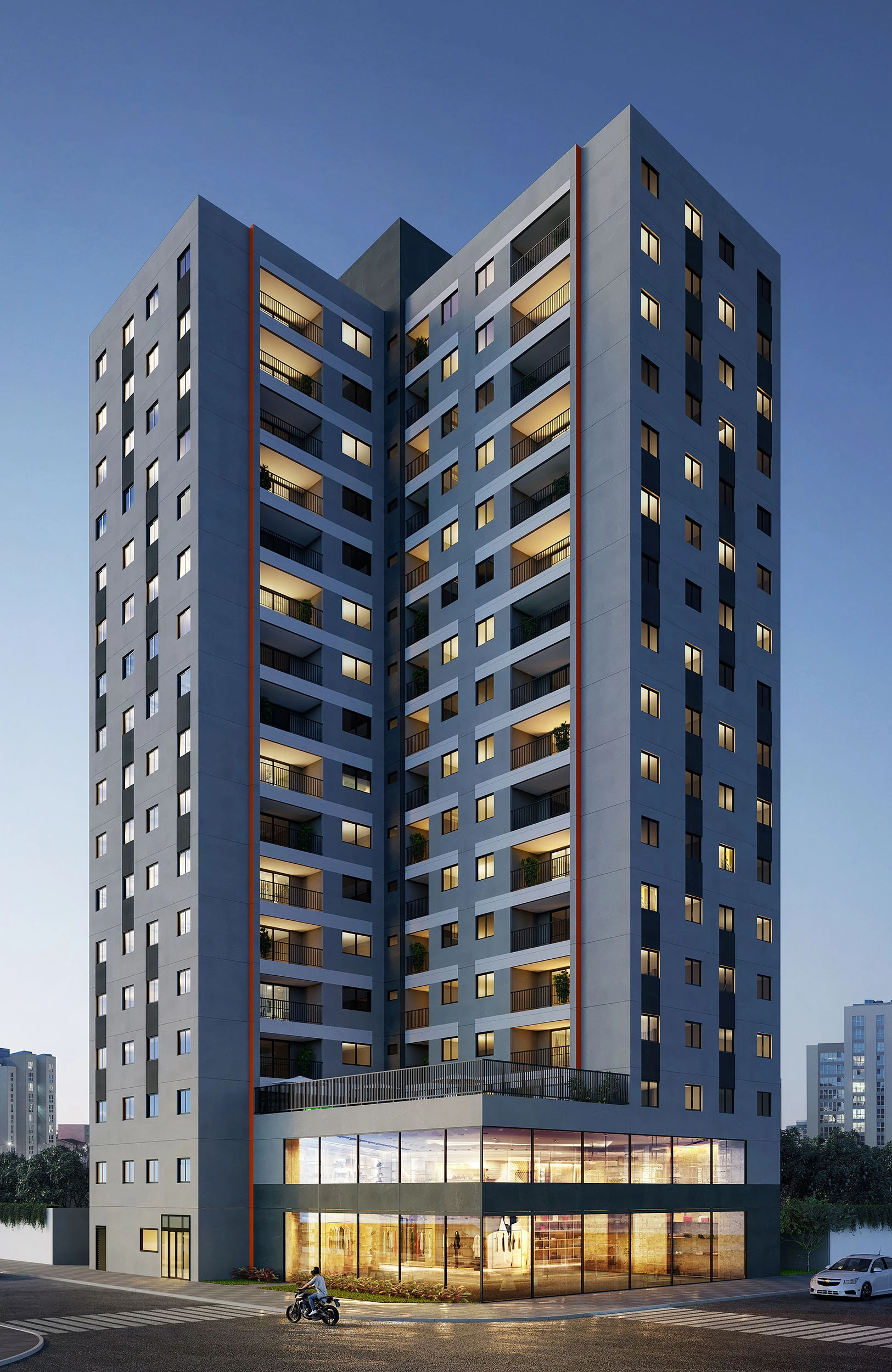 Apartamento em obras 2 dormitórios sem vagas de garagem 